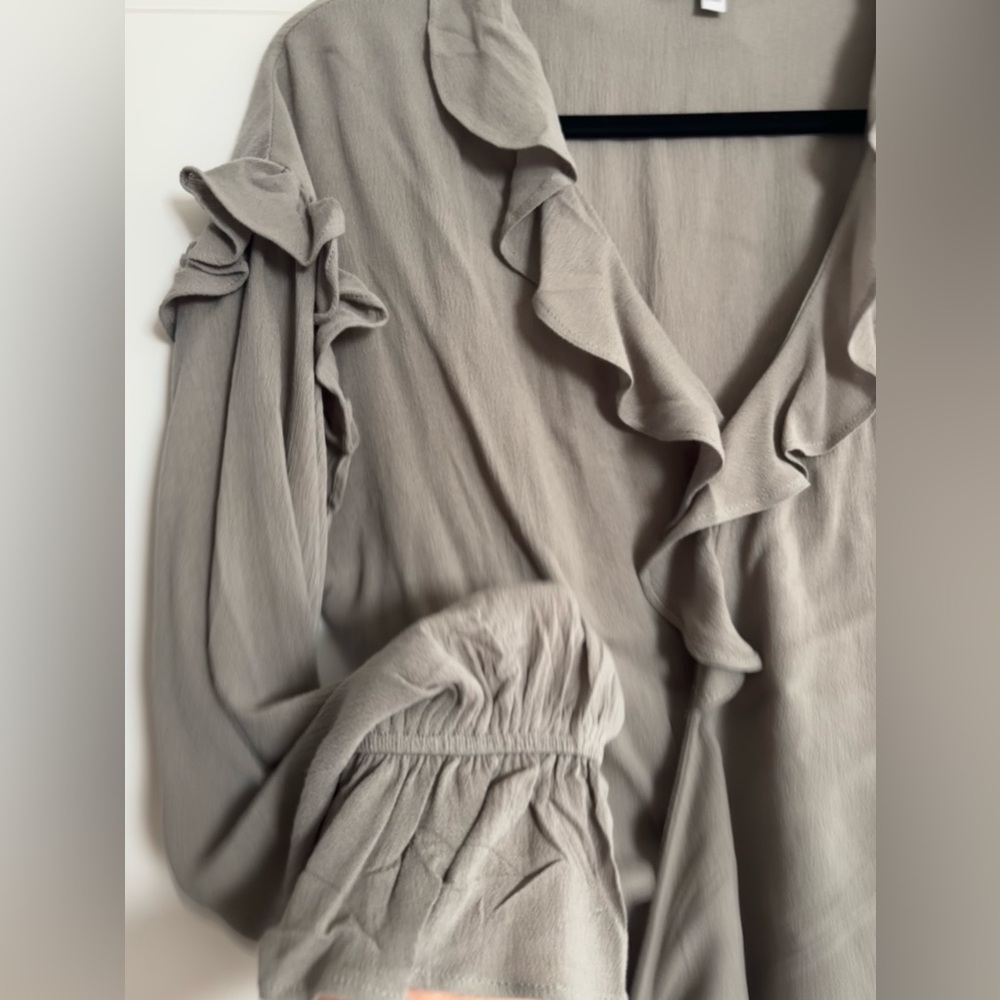 Hayden Ruffled Wrap Blouse - Picture 5 of 10